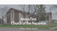 Desktop Screenshot of minotfirstnaz.org